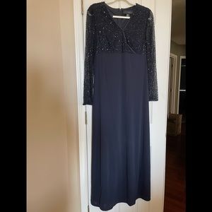 Sequin Midnight Blue Formal Dress